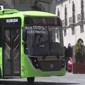 Arequipa: Bus eléctrico prestará servicio de transporte público