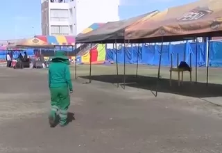 Arequipa: convirtieron estadio en una gigantesca cantina