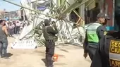 Arequipa: desplome de estructura metálica dejó varios heridos - Noticias de herido