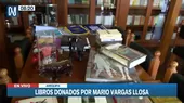 Arequipa: Exhiben libros donados por Mario Vargas Llosa a Biblioteca Regional - Noticias de mario-abdo-benitez