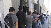Arequipa: Forman largas colas para tramitar DNI a pocos días de elecciones - Noticias de Arequipa