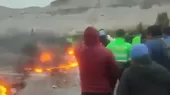 Arequipa: pobladores del Valle de Tambo volvieron a bloquear la vía costanera - Noticias de pobladores