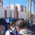 Arequipa: trabajadores del Gobierno Regional protestan contra autoridades