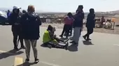 Arequipa: volvieron a bloquear la vía costanera en tercer día de paro - Noticias de via-costanera
