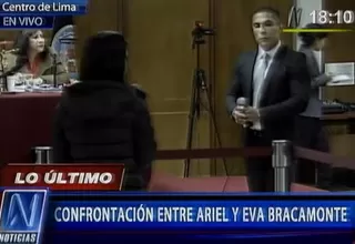 Así fue el polémico careo entre Eva y Ariel Bracomente