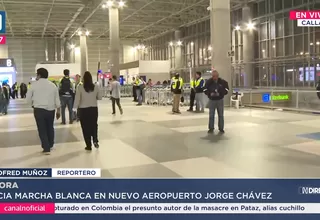 Arrancó la marcha blanca en el aeropuerto Jorge Chávez