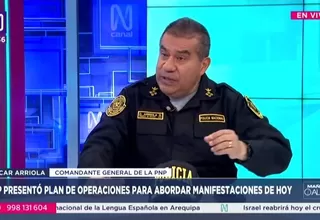 Arriola: Se presentará ley para sancionar a policías involucrados en actos de corrupción