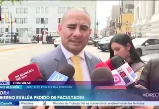 Arturo Alegría: “El Congreso debe atender de manera prioritaria el pedido de facultades del Ejecutivo”
