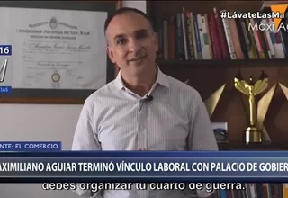 Asesor argentino Maximiliano Aguiar terminó vínculo laboral con Palacio de Gobierno 