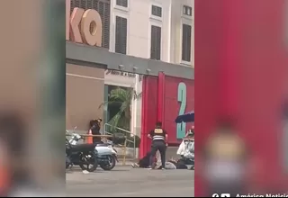 Imágenes del intento de asalto al Banco de la Nación en el Callao