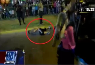 Así fue la intervención de delincuentes en centro comercial de Canta Callao