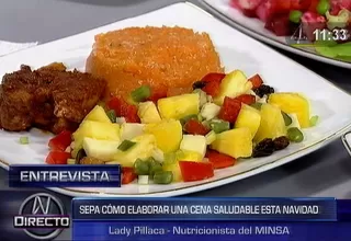 Así puedes preparar una cena rica y saludable en Nochebuena