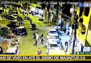 Así se vivió en Ate el sismo de magnitud 5.6