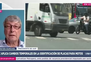 Asociación Automotriz del Perú señaló que el desabastecimiento de placas se debe al cambio normativo del MTC