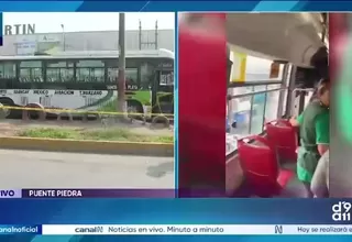 Ataque a bus en Puente Piedra deja una pasajera muerta