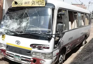 Ate: alcalde pidió sanción para choferes de Chosicano por fatal accidente