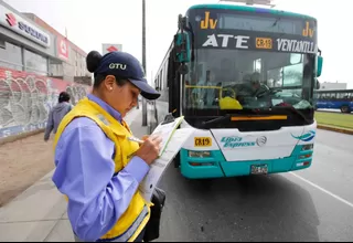 Ate: intervienen 'chosicanos' que circulan sin autorización