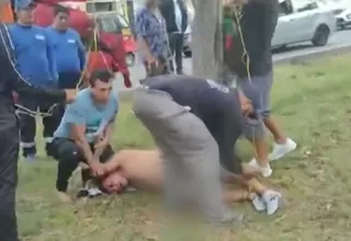 Ate: Ladrón fue atrapado y golpeado por vecinos