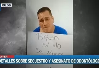 El aterrador video del odontólogo secuestrado y torturado antes de su asesinato