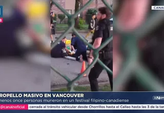Atropello masivo en festival en Vancouver deja 11 muertos