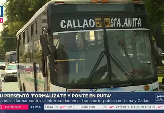 ATU anuncia jornada de formalización de buses y combis