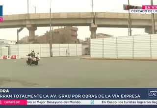 ATU: Cierre total en tramo de la Vía Expresa Grau inicia hoy y durará 90 días