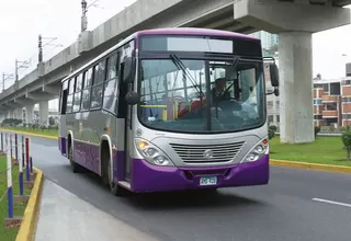 ATU: Corredor Morado subirá tarifa a S/ 2.80