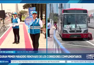ATU entrega los primeros paraderos renovados del Corredor Azul