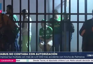 ATU impone sanción a empresa de mirabus por muerte de hincha brasileño