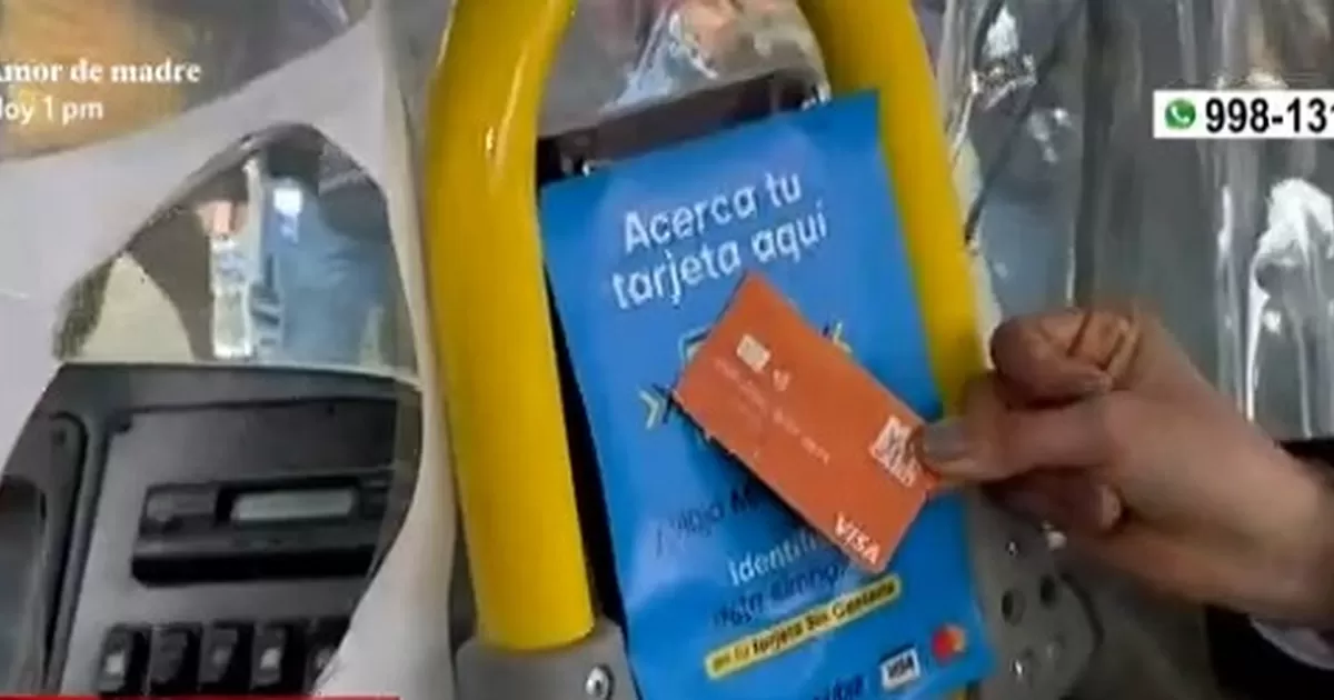 ATU implementa pago sin contacto en buses de transporte urbano | Canal N