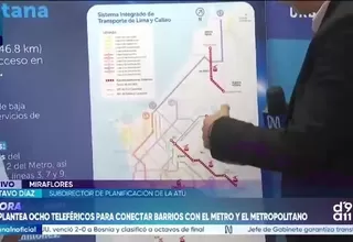 ATU plantea 8 teleféricos para conectar barrios con el Metro y Metropolitano 