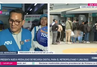ATU presenta nueva modalidad de recargar para el Metropolitano y Lima Pass
