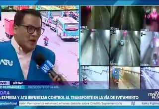 ATU renovó convenio con Lima Expresa para fortalecer fiscalización del transporte en la Vía de Evitamiento