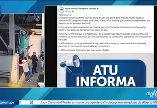 ATU: Solo dos personas continúan en observación médica tras accidente