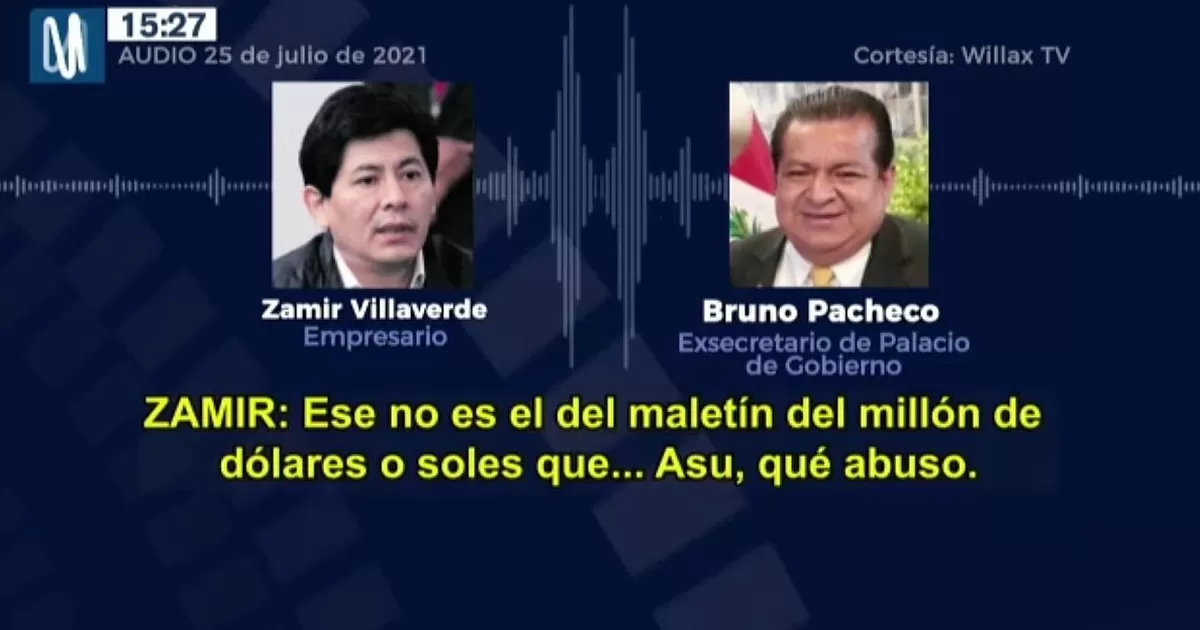 Audio de Pacheco y Villaverde muestra supuestos negociados en ministerios