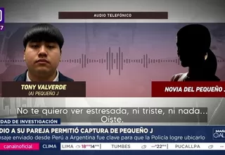 'Pequeño J': Hoy se realizará audiencia de control con fines de extradición a Argentina