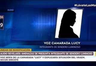 Audio revelador: Camarada Lucy lanzó advertencia a dueños de bares y prostíbulos en el Vraem