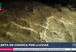 Aumenta caudal del río Rímac tras intensa lluvia