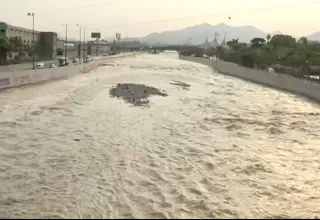 Aumento del caudal del río Rímac genera alerta