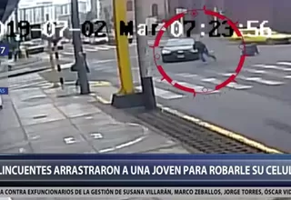 Auto impactó moto de asaltantes que acababan de arrebatar un celular