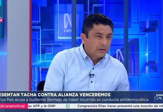 Avanza País presenta tacha contra la alianza de Bermejo