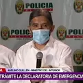 Ministro Guillén: Se está tramitando la declaratoria de emergencia de Lima Metropolitana