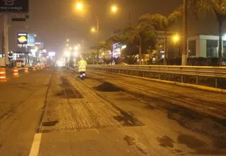 Avenida Javier Prado: trabajos de mantenimiento se harán desde las 11:30 p.m.