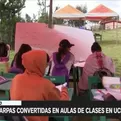 Ayacucho: Cuatro carpas convertidas en aulas de clases en Uchuraccay 