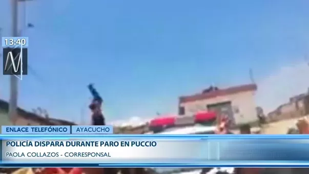 Ayacucho: efectivo policial realiza disparos al aire contra población en Coracora - Canal N