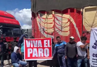 Ayacucho: Protesta por el mal estado de la vía Libertadores