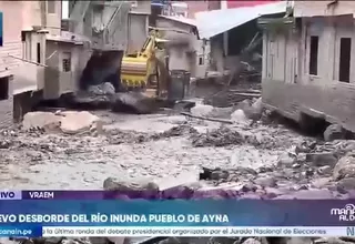 Ayacucho: Segundo desborde del río afecta viviendas en San Francisco