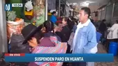 Ayacucho: Suspenden paro en Huanta y comerciantes trabajan con normalidad - Noticias de huanta