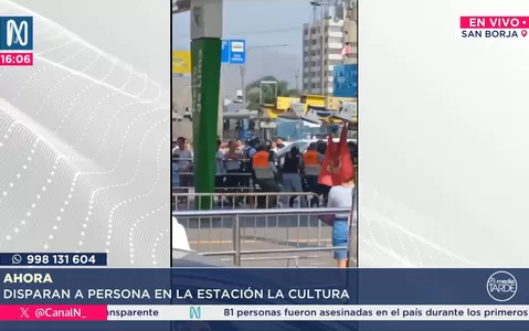 Balacera en La Cultura deja un herido y cierre parcial