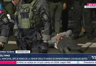Balacera entre PNP y presuntos delincuentes en la Vía Expresa
